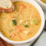 Creamy Vegetable Soup in a Bowl