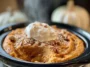 Crockpot Pumpkin Cobbler Served in a Bowl