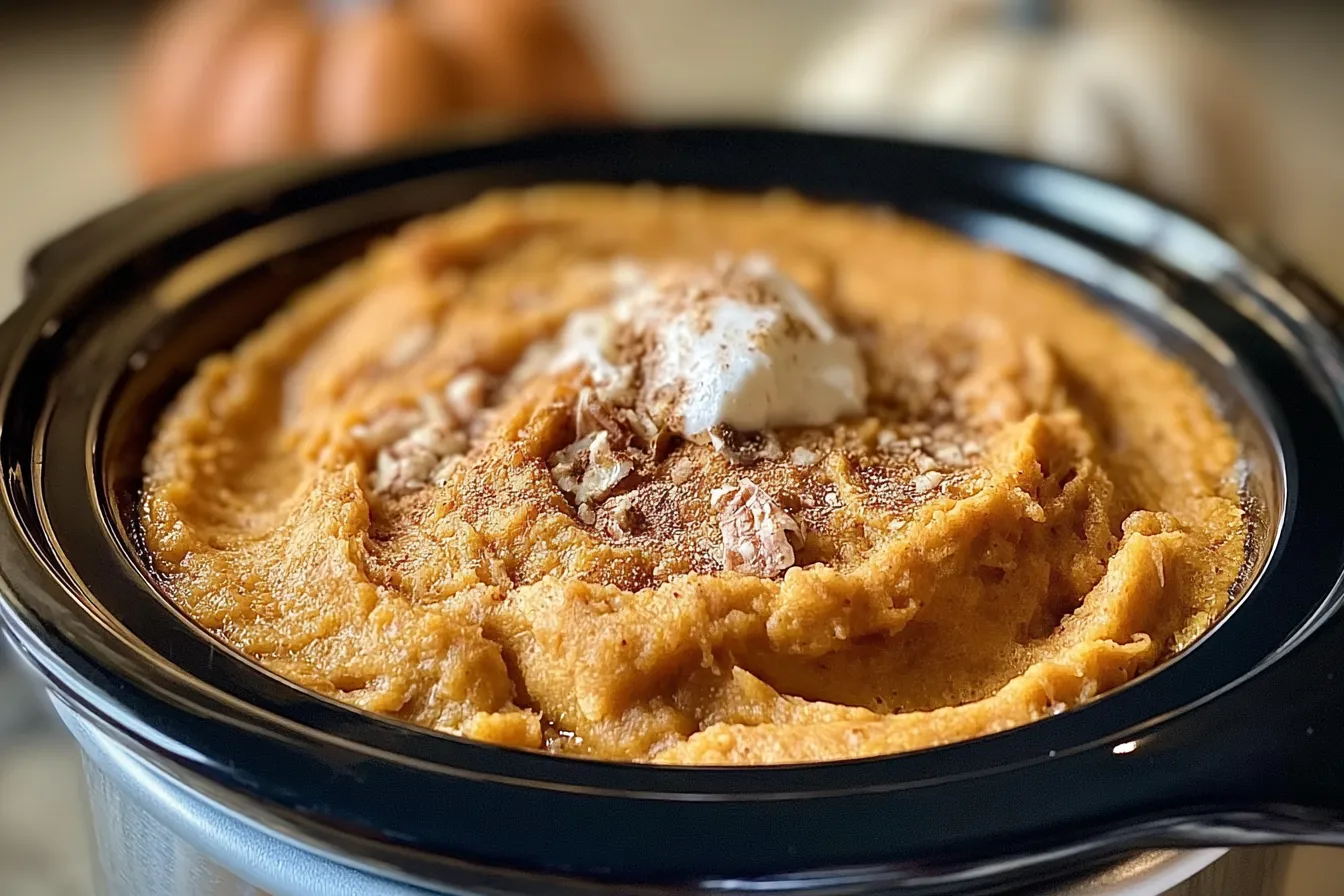 Crockpot Pumpkin Cobbler: Fall Comfort in Every Bite 4 Crockpot Pumpkin Cobbler