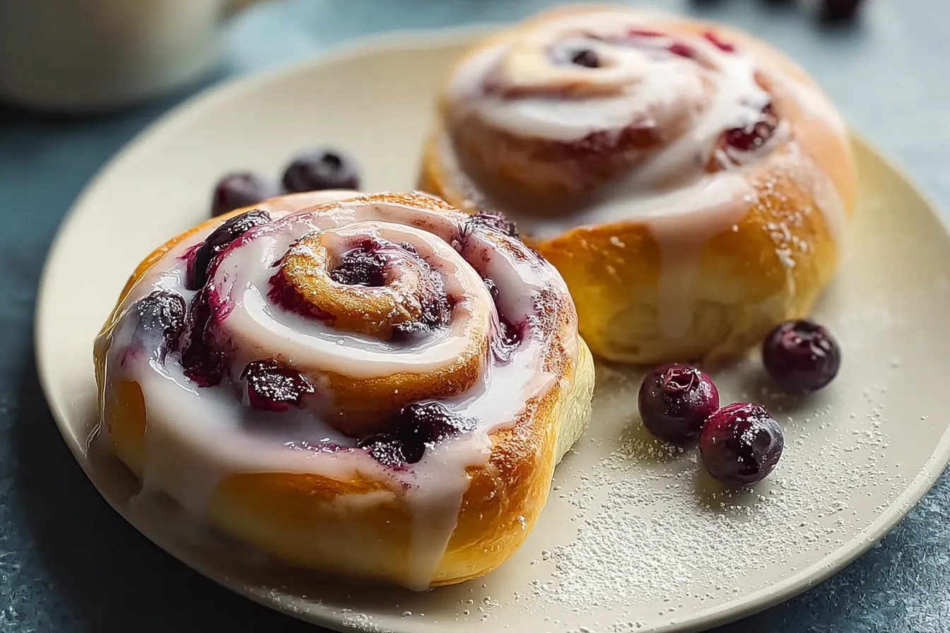 Delicious Fresh Huckleberry Cinnamon Rolls Recipe to Try! 