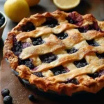 Delicious Huckleberry Pie Freshly Baked