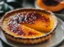 Delightful Japanese Sweet Potato Crème Brûlée Tart Close-Up