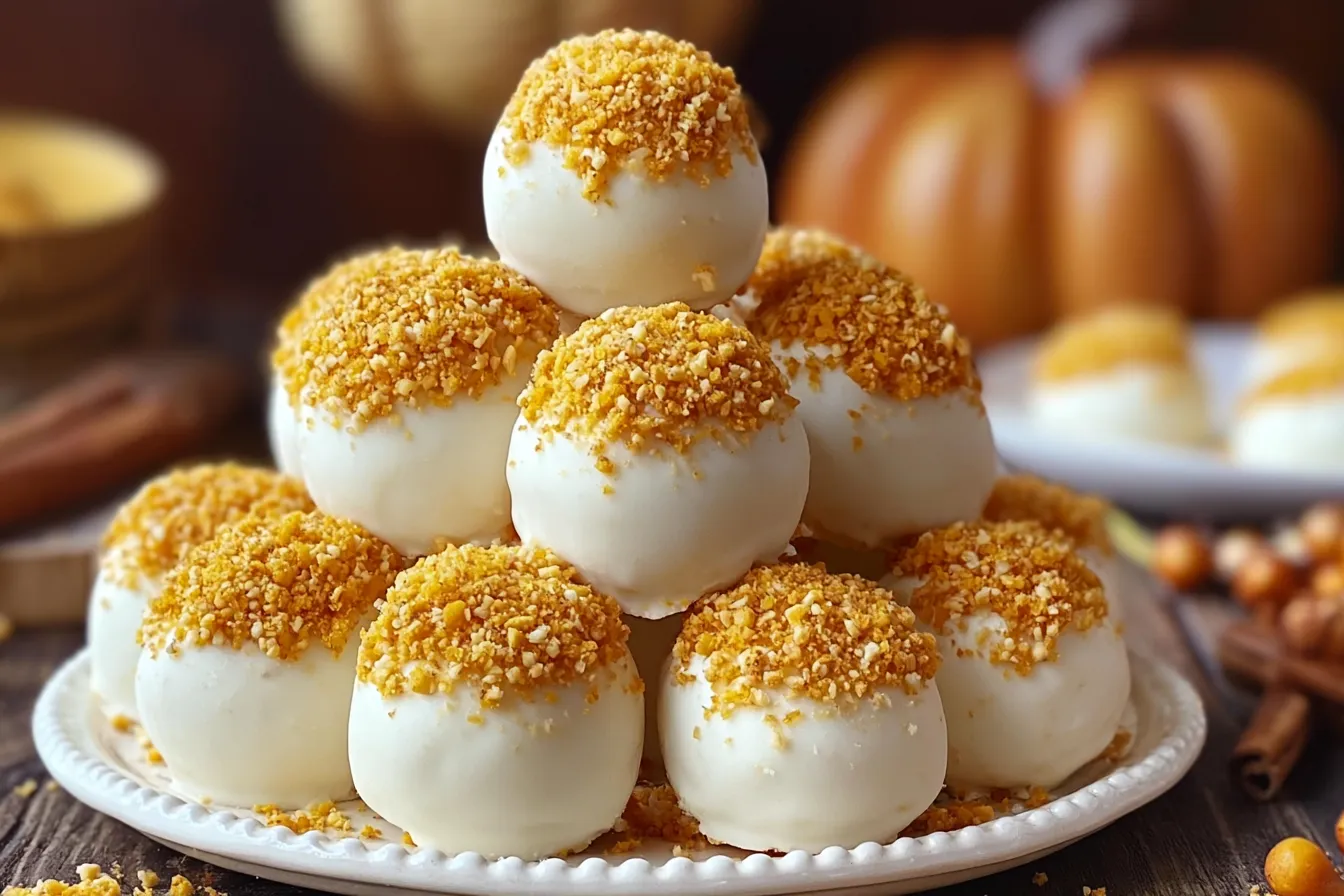 Delightful Pumpkin Cheesecake Balls for Your Fall Celebrations 4 Delightful Pumpkin Cheesecake Balls for Your Fall Celebrations
