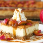 Easy Caramel Apple Cheesecake: A Delightful Fall Dessert 15 Mouthwatering Easy Caramel Apple Cheesecake Close-Up