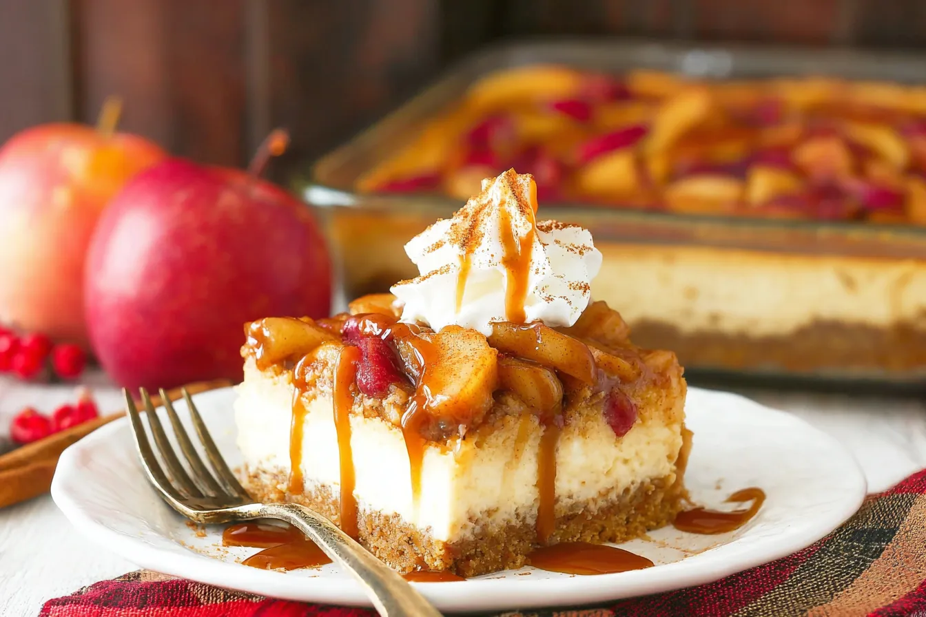 Easy Caramel Apple Cheesecake: A Delightful Fall Dessert 4 Easy Caramel Apple Cheesecake