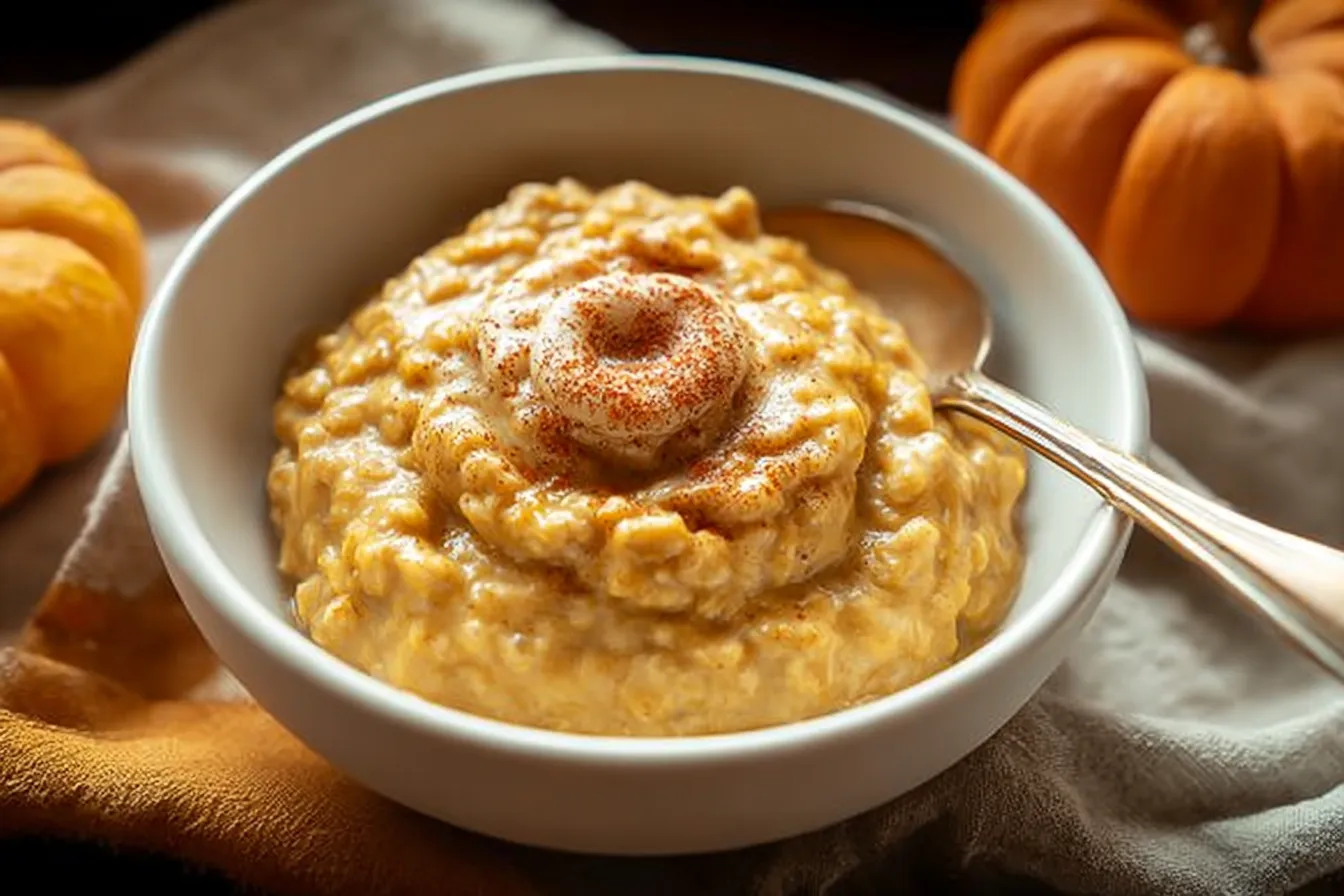 Easy Creamy Pumpkin Oatmeal