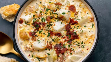 Delicious Easy Fish Chowder in a Bowl