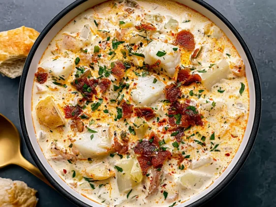 Delicious Easy Fish Chowder in a Bowl