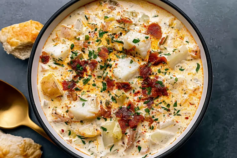 Delicious Easy Fish Chowder in a Bowl