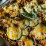 Delicious Easy Ground Beef Zucchini Casserole