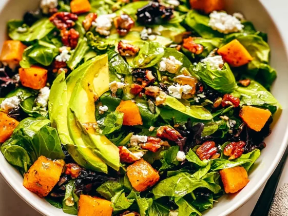 Favorite Fall Salad Full of Colorful Ingredients