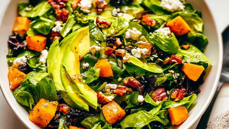 Favorite Fall Salad Full of Colorful Ingredients