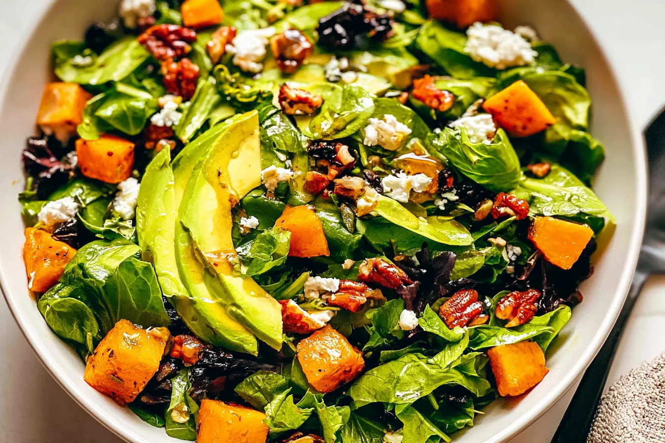 Favorite Fall Salad Full of Colorful Ingredients