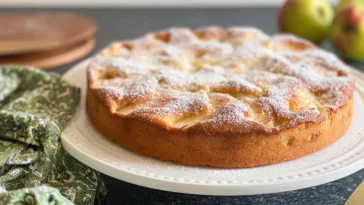 French Apple Cake Freshly Baked