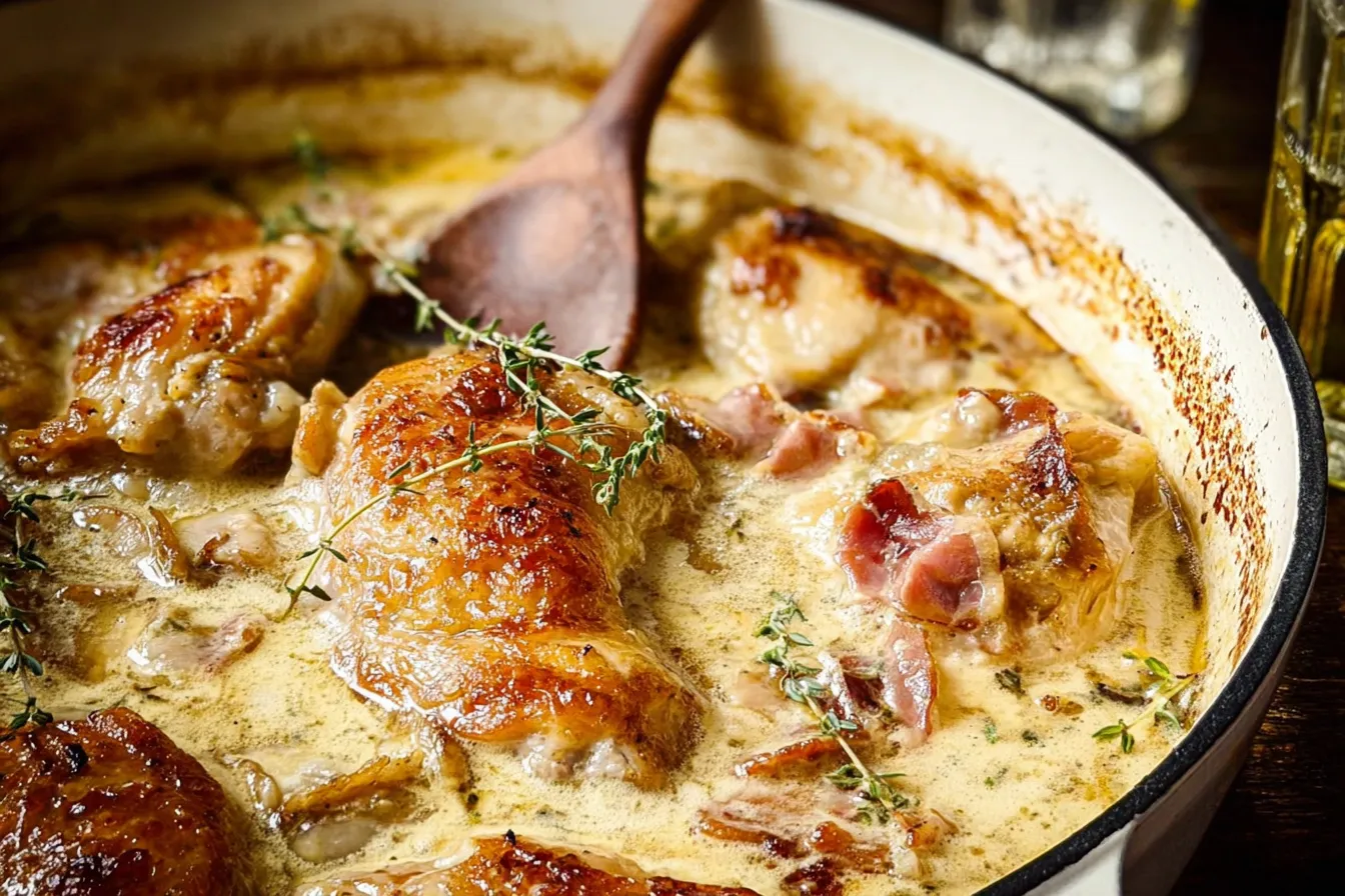 French Chicken Casserole a la Normande