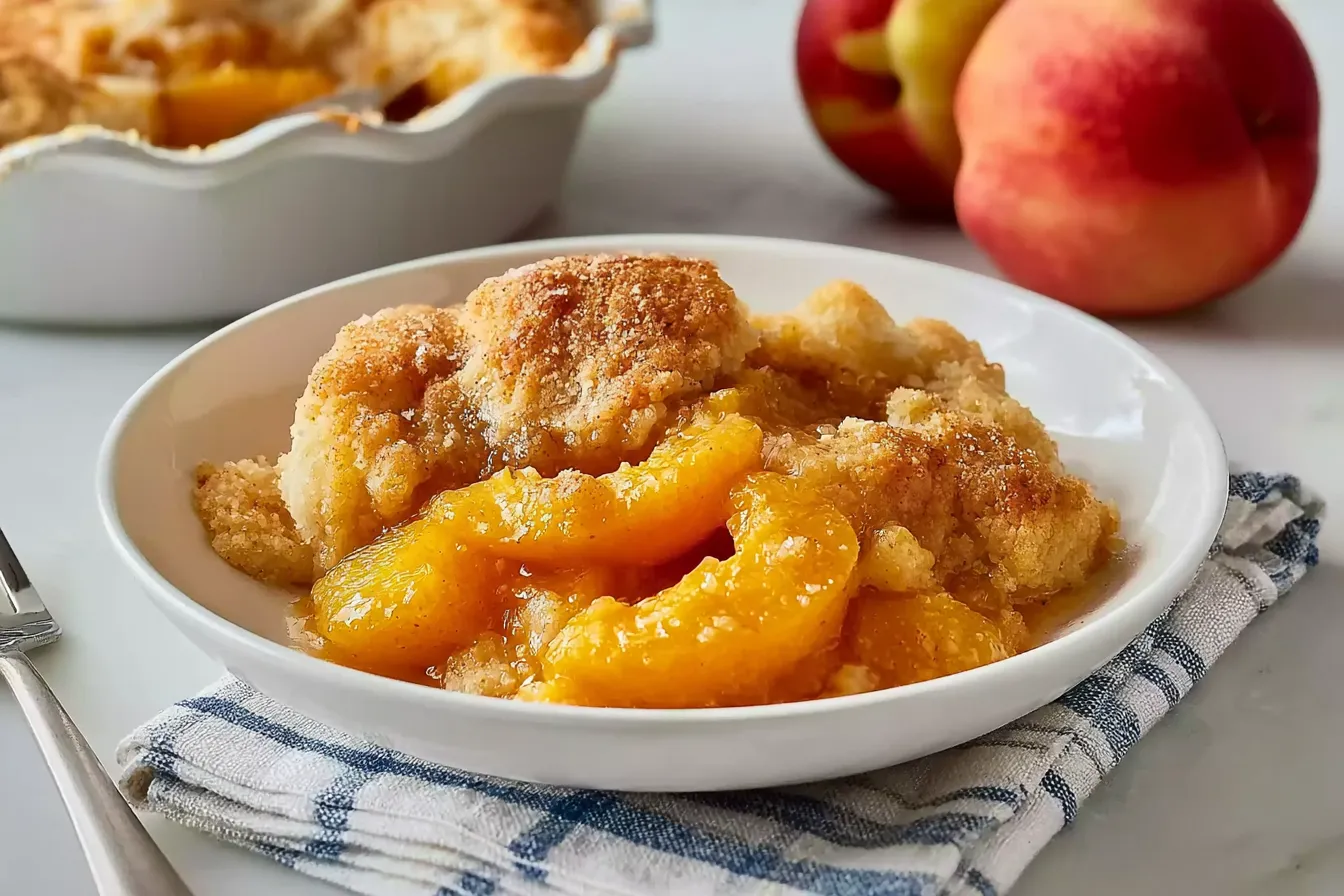Fresh Southern Peach Cobbler: A Slice of Summer Joy 3 Fresh Southern Peach Cobbler Fresh Out of the Oven