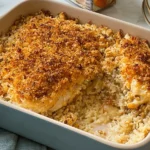 Garlic Butter Chicken Dump and Bake Casserole: A Family Favorite 15 Garlic Butter Chicken Dump and Bake Casserole in a Baking Dish