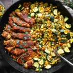 Garlic Butter Chicken with Zucchini and Corn - Easy 30-Minute Meal 15 Succulent Garlic Butter Chicken with Zucchini and Corn