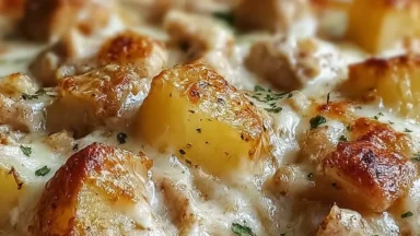 Delicious Garlic Parmesan Crockpot Chicken and Potatoes
