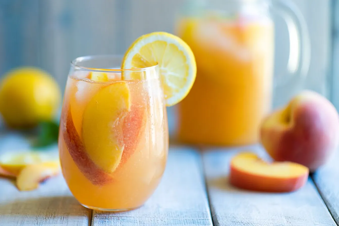 Ginger Peach Lemonade: Refreshing Summer Delight 4 Ginger Peach Lemonade