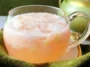 Grandma’s Peach Punch in a Glass with Fresh Peaches