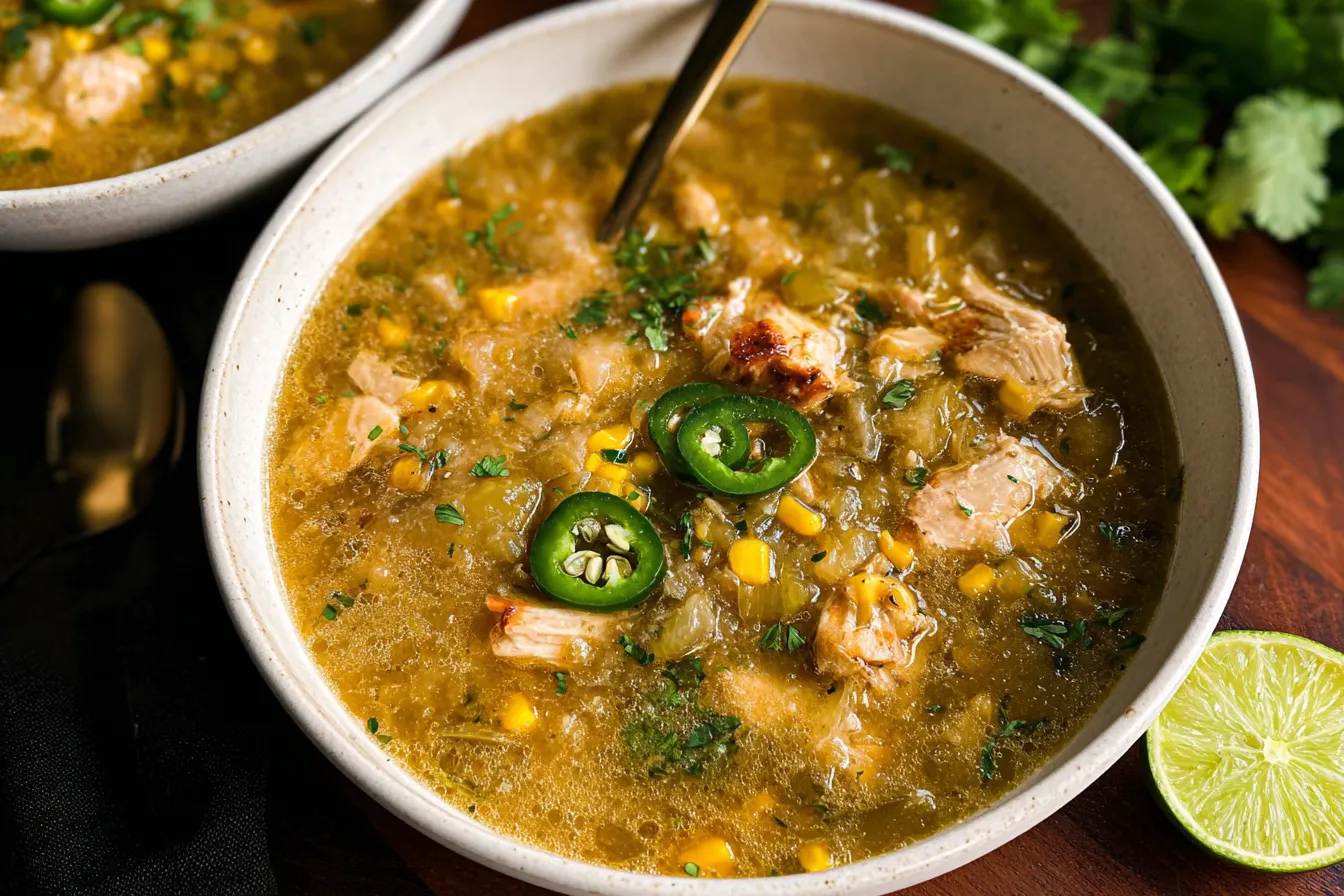 Green Chile Chicken Stew