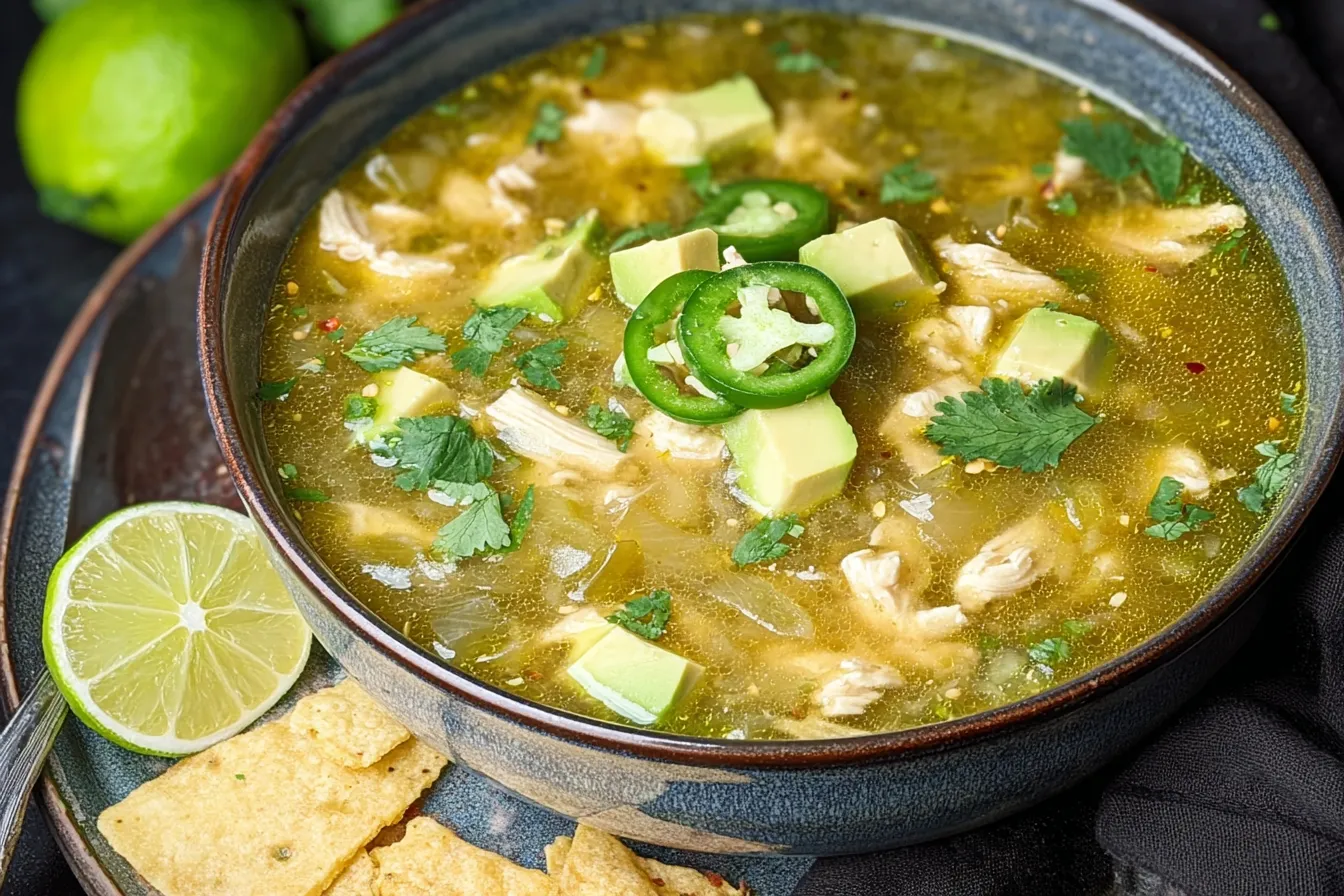 Green Chili Chicken Soup 