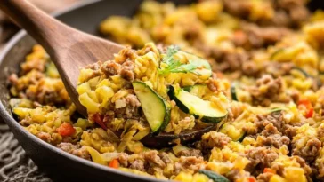 Delicious Hamburger and Zucchini Skillet Recipe