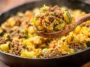 Delicious Hamburger and Zucchini Skillet Ready to Serve