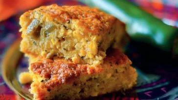 Delicious Hatch Chile Cornbread Casserole (Gluten-Free)