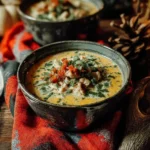 Hatch Chili Creamy Turkey Soup: A Cozy Delight 14 Hatch Chili Creamy Turkey Soup in a Bowl