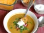 Hatch Green Chile and Cheese Soup in a Bowl