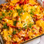 Healthy Chicken Fajita Casserole: A Deliciously Guilt-Free Dish 14 Healthy Chicken Fajita Casserole in a Serving Dish