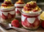 Healthy No-Bake Strawberry Lemon Cheesecake Jars Delight