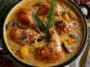 Herb Roasted Chicken in Creamy White Wine Sauce - Delicious Dinner