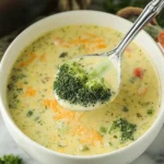 High Protein Broccoli Cheddar Soup: A Comforting Delight 15 High Protein Broccoli Cheddar Soup in a Bowl