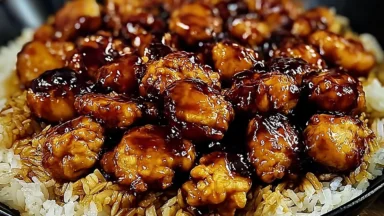 Delicious Honey BBQ Chicken and Rice in a One-Pan