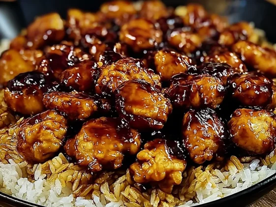 Delicious Honey BBQ Chicken and Rice in a One-Pan
