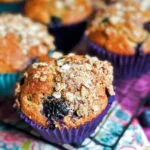 Huckleberry Muffins Freshly Baked