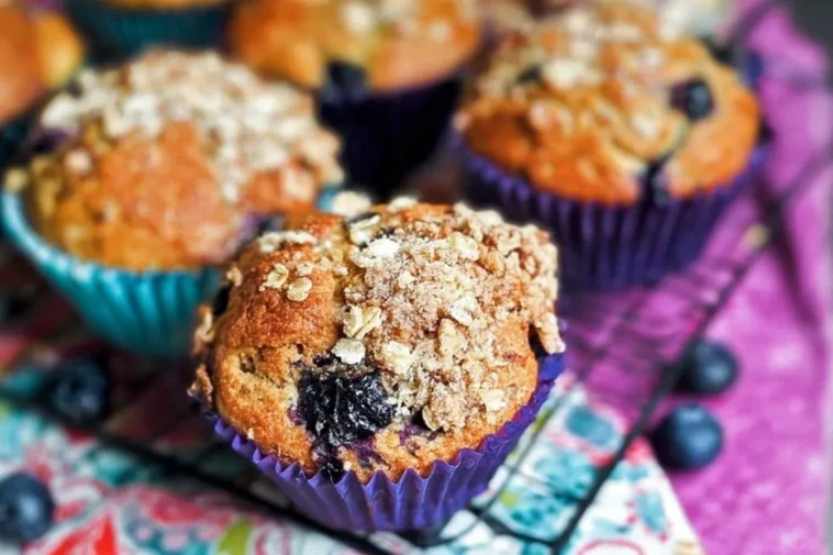 Huckleberry Muffins Freshly Baked