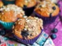 Huckleberry Muffins Freshly Baked