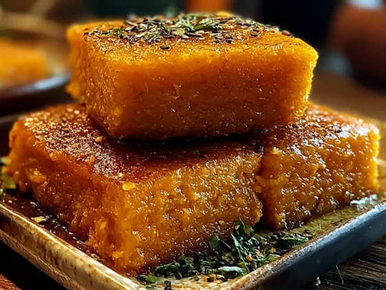 Irresistibly Sweet Honey Butter Sweet Potato Cornbread Slice