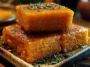 Irresistibly Sweet Honey Butter Sweet Potato Cornbread Slice