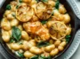 Delicious Lemon Chicken Gnocchi Served in a Bowl