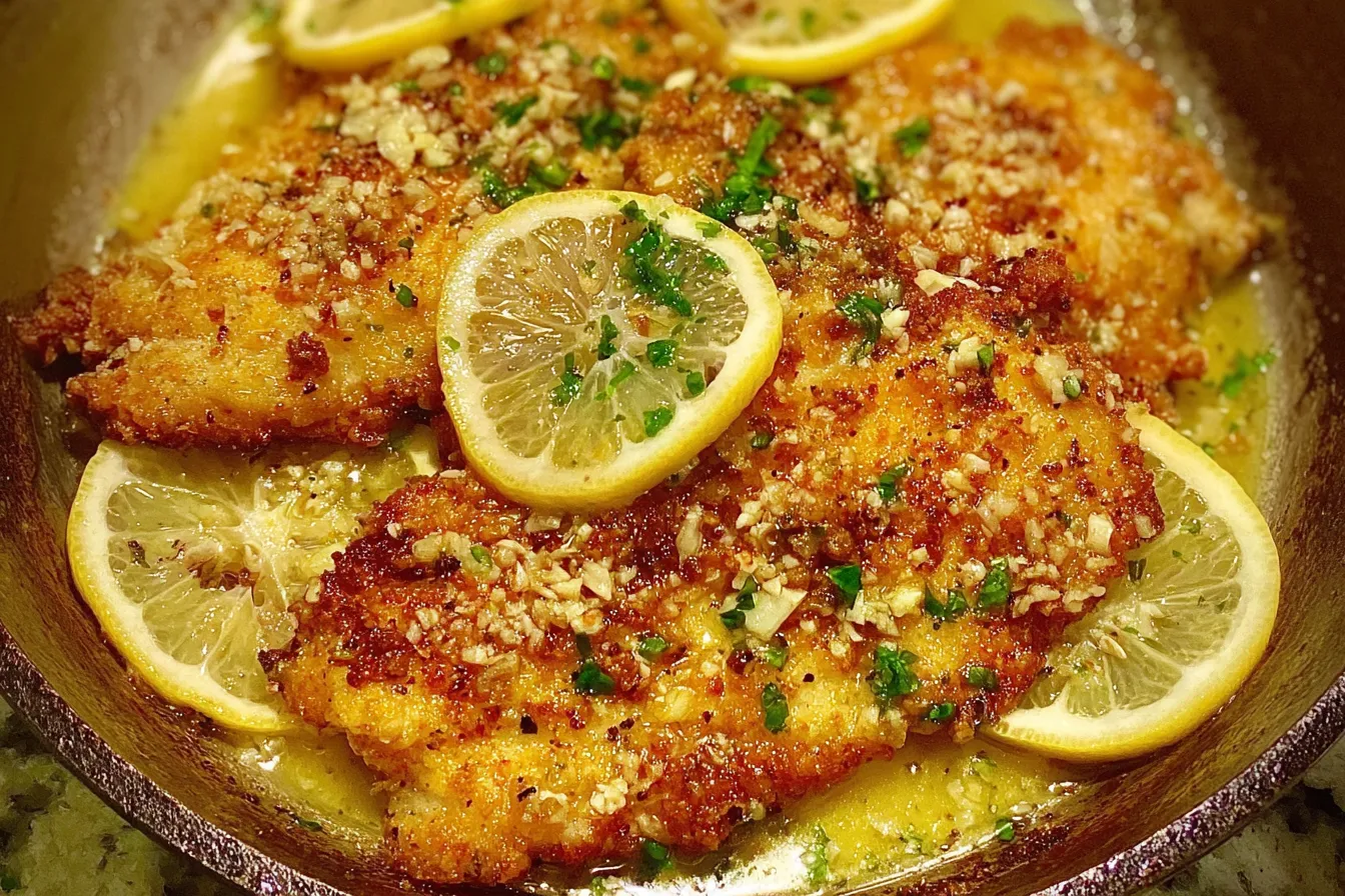 Lemon Chicken with Garlic Butter Sauce: A Delightful Dinner 4 Lemon Chicken with Garlic Butter Sauce