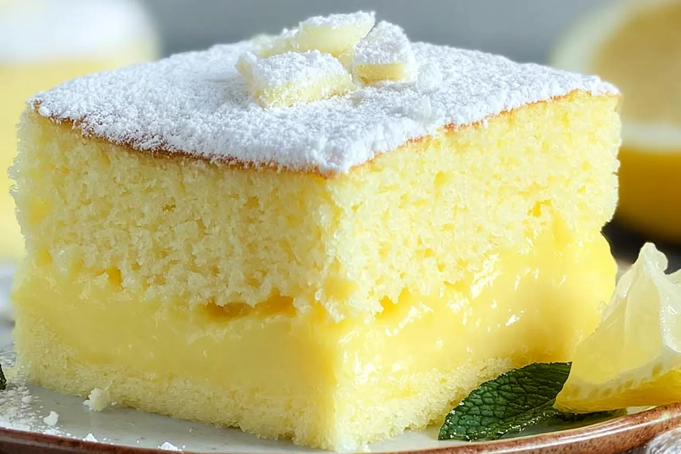 Lemon Custard Cake: A Delightful Treat for Your Sweet Tooth 4 Lemon Custard Cake