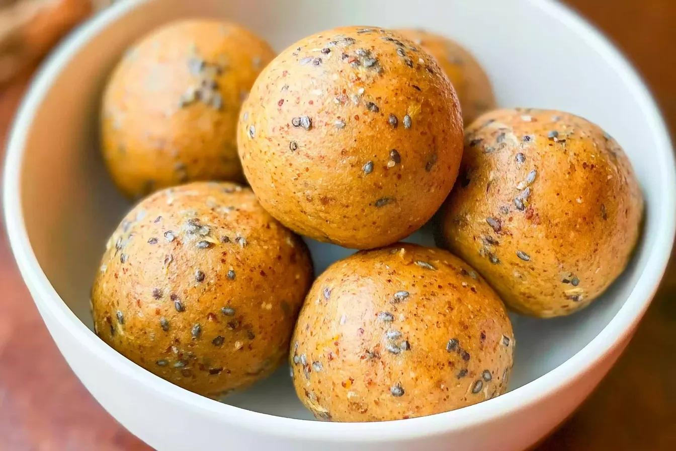 No-Bake Healthy Pumpkin Pie Energy Balls 