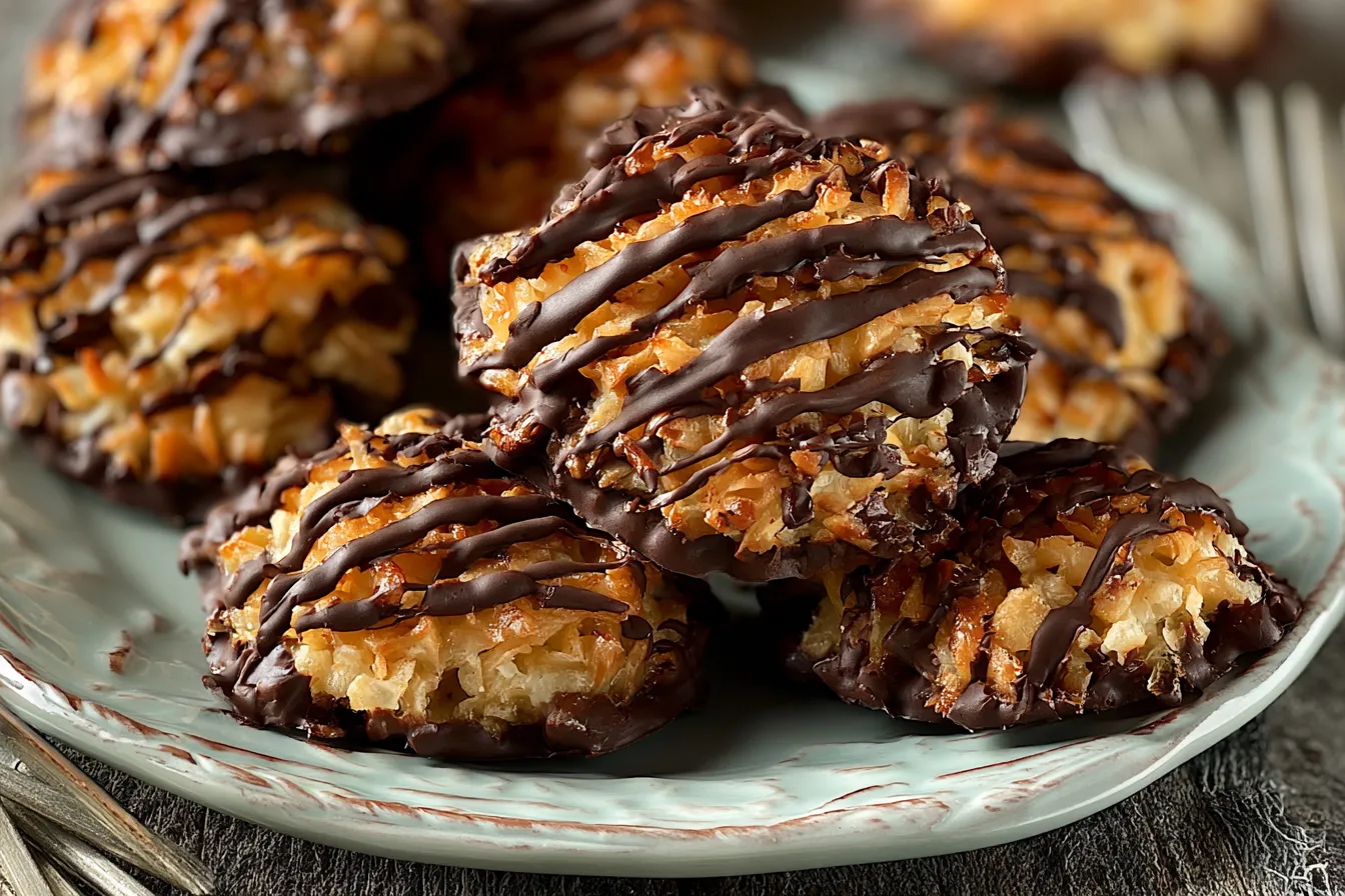 No-Bake Samoa Cookies: Irresistible Treat You Will Love 4 No-Bake Samoa Cookies
