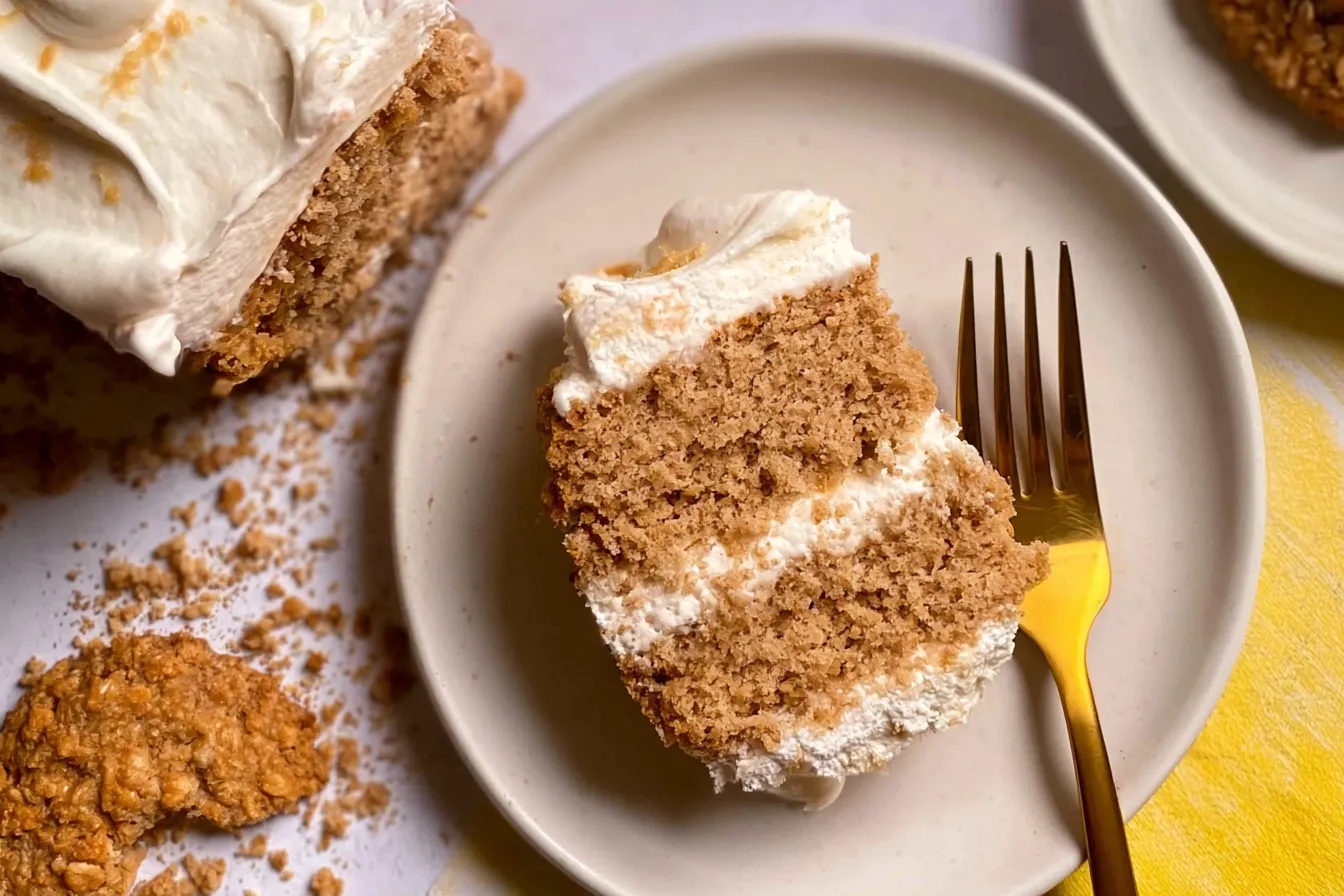 Oatmeal Cream Pie Cake Slice - Delicious Dessert Idea