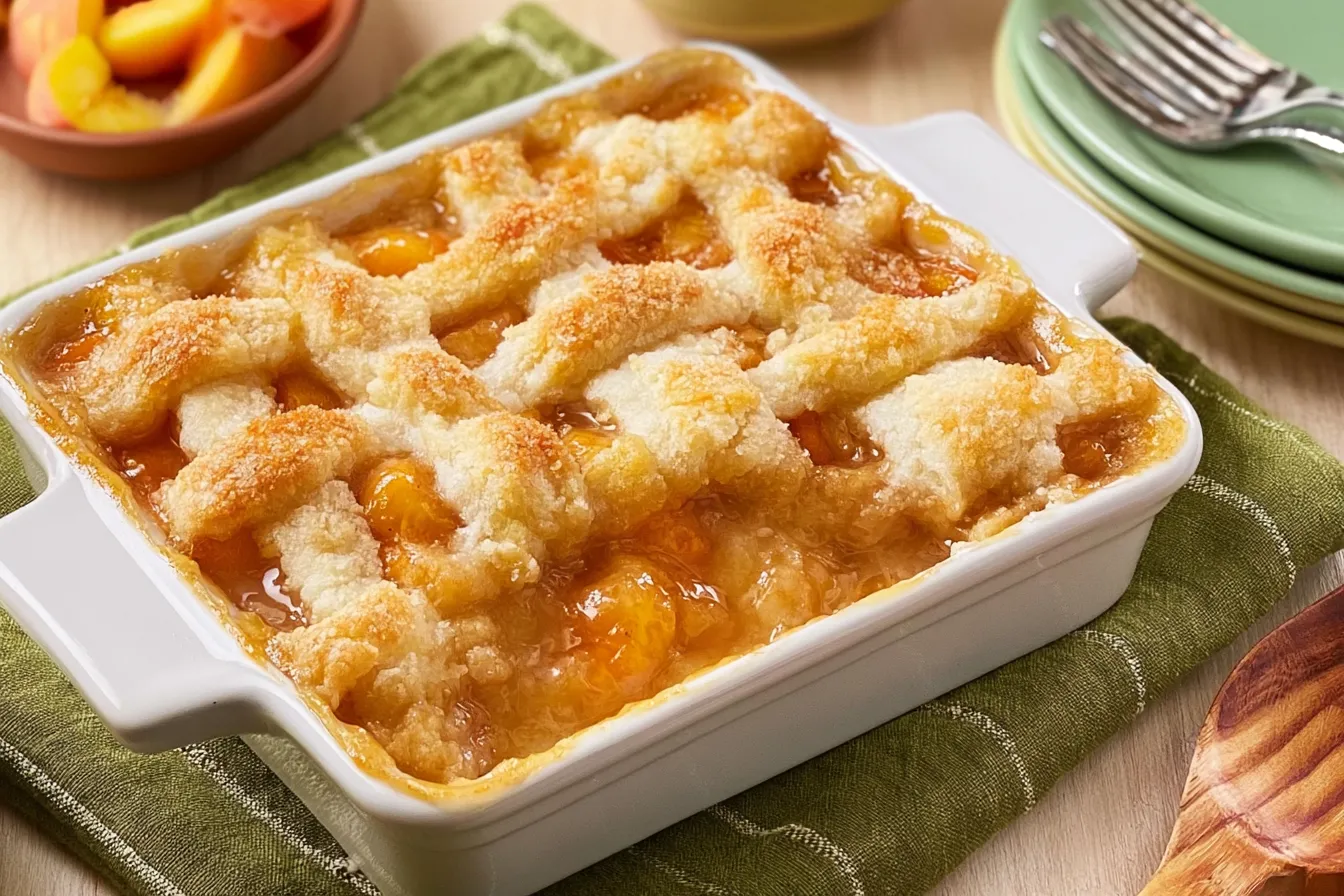 Old Fashioned Peach Cobbler 